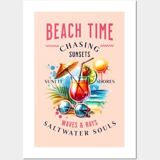 Summer Lovin´, Beach Time Posters and Art